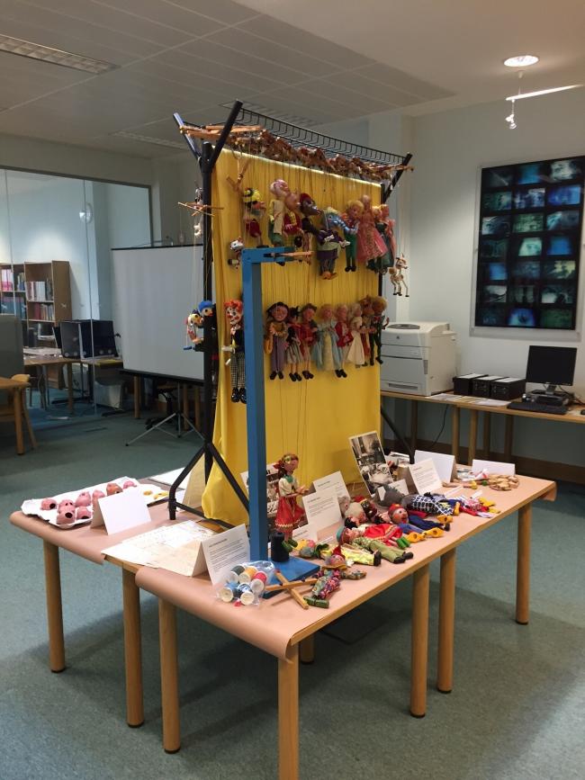 Pelham Puppets display