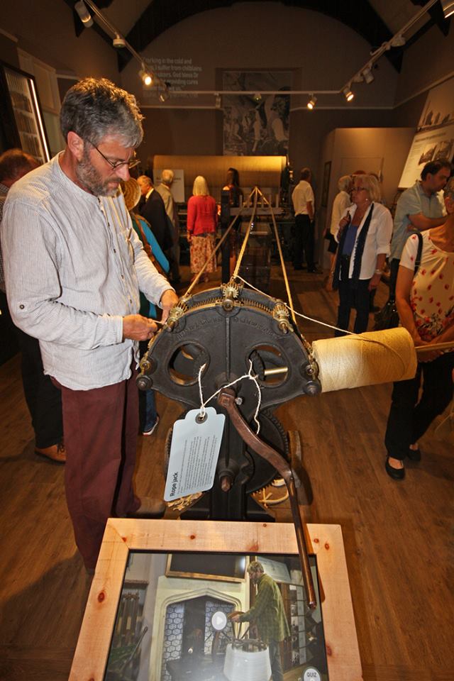 Bridport Museum ropewalk demonstration