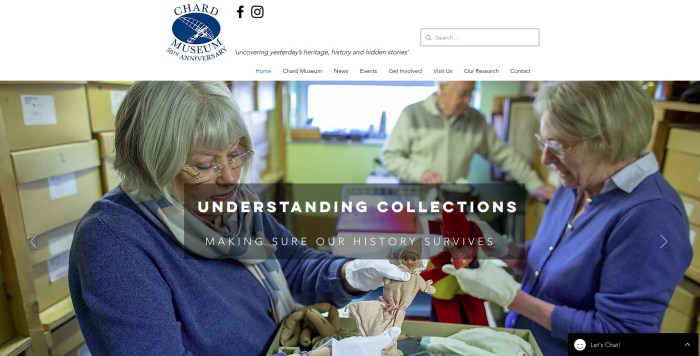 Chard Museum website
